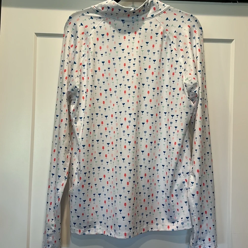 NWOT Lady Hagen Adventure Shirt -Fun Drinks 🍷🍸 XL - Picture 3 of 6